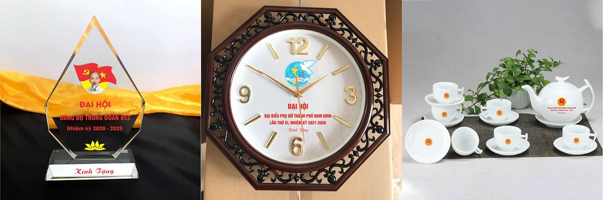 các mẫu quà tặng đại hội
