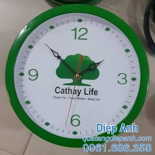 đồng hồ treo tường bảo hiểm Cathay Life