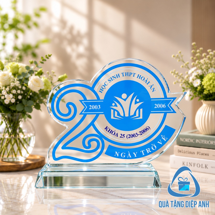 bộ số pha lê kỷ niệm 20 năm